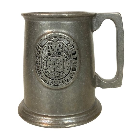 RWP Wilton Armetale Pewter Mug Tankard With Virginia Seal - Picture 1 of 6